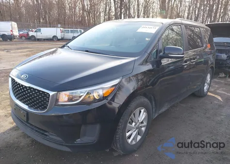 2016 Kia Sedona Lx z USA, uszkodzony, nr VIN KNDMB5C19G6202842